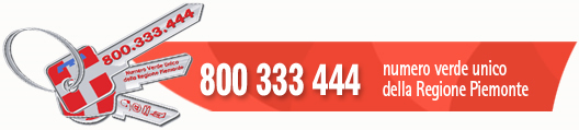 Logo Numero Verde Unico della Regione Piemonte